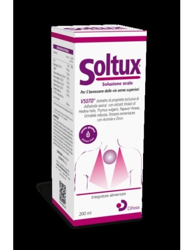 Soltux Sriroppo integratore benessere vie respiratorie